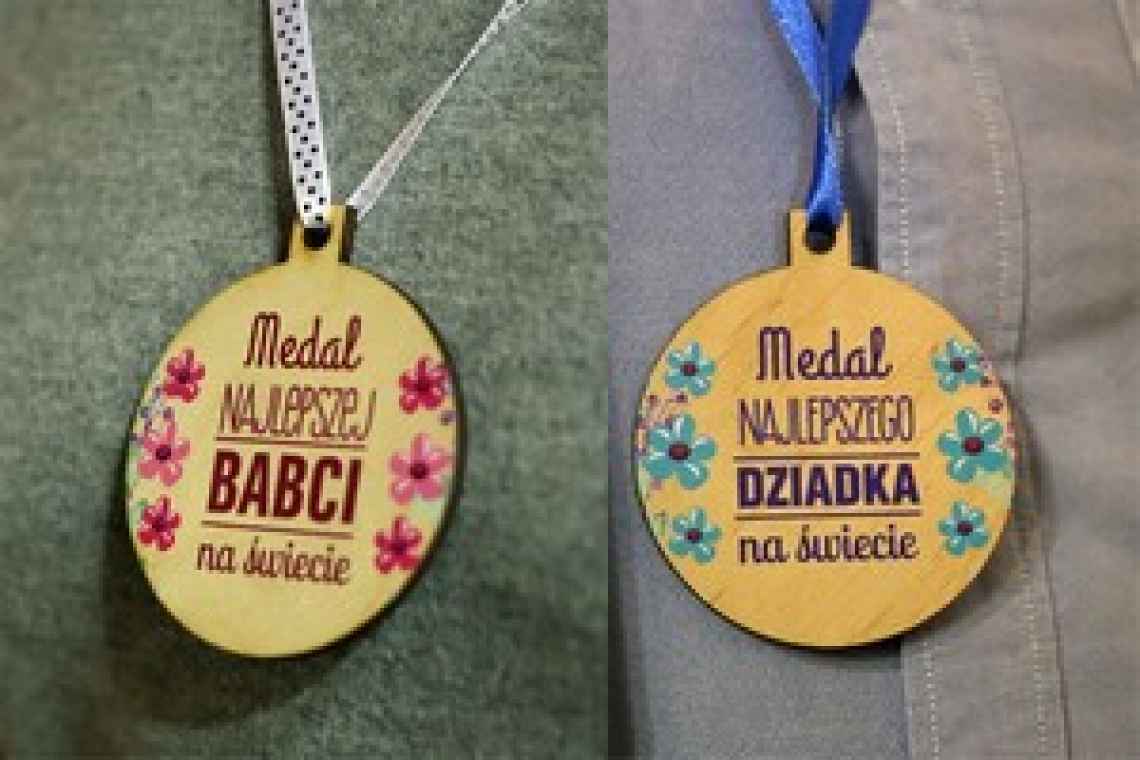 Medale dla najlepszych na świecie babć i dziadków