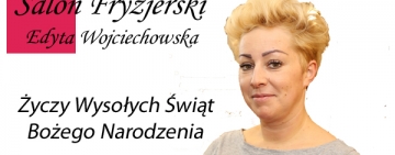 Salon Fryzjerski -Edyta Wojciechowska z życzeniami