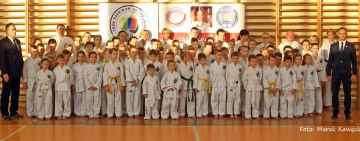 Egzaminy na stopnie CUP Taekwon-do w szkole w Dygowie