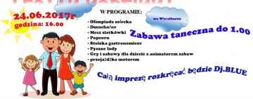 Zaproszenie na festyn rodzinny do Włościborza