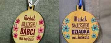 Medale dla najlepszych na świecie babć i dziadków