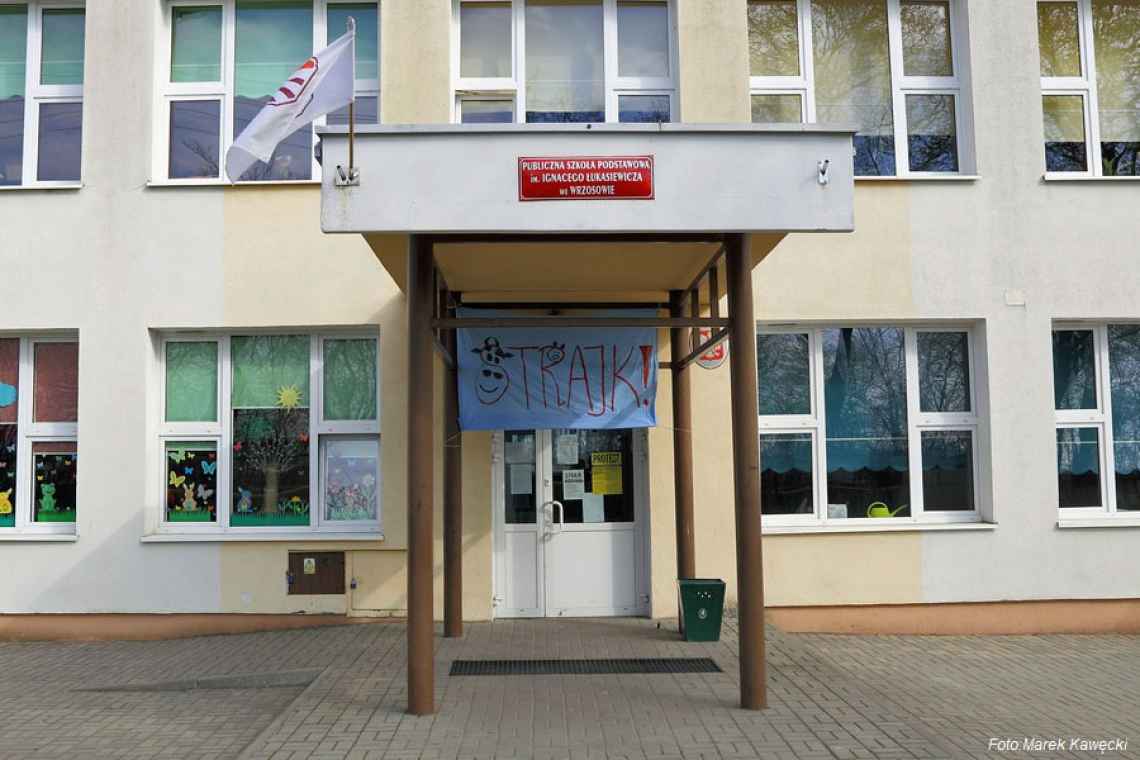 Strajk nauczycieli w gminie Dygowo. Dzień 3.