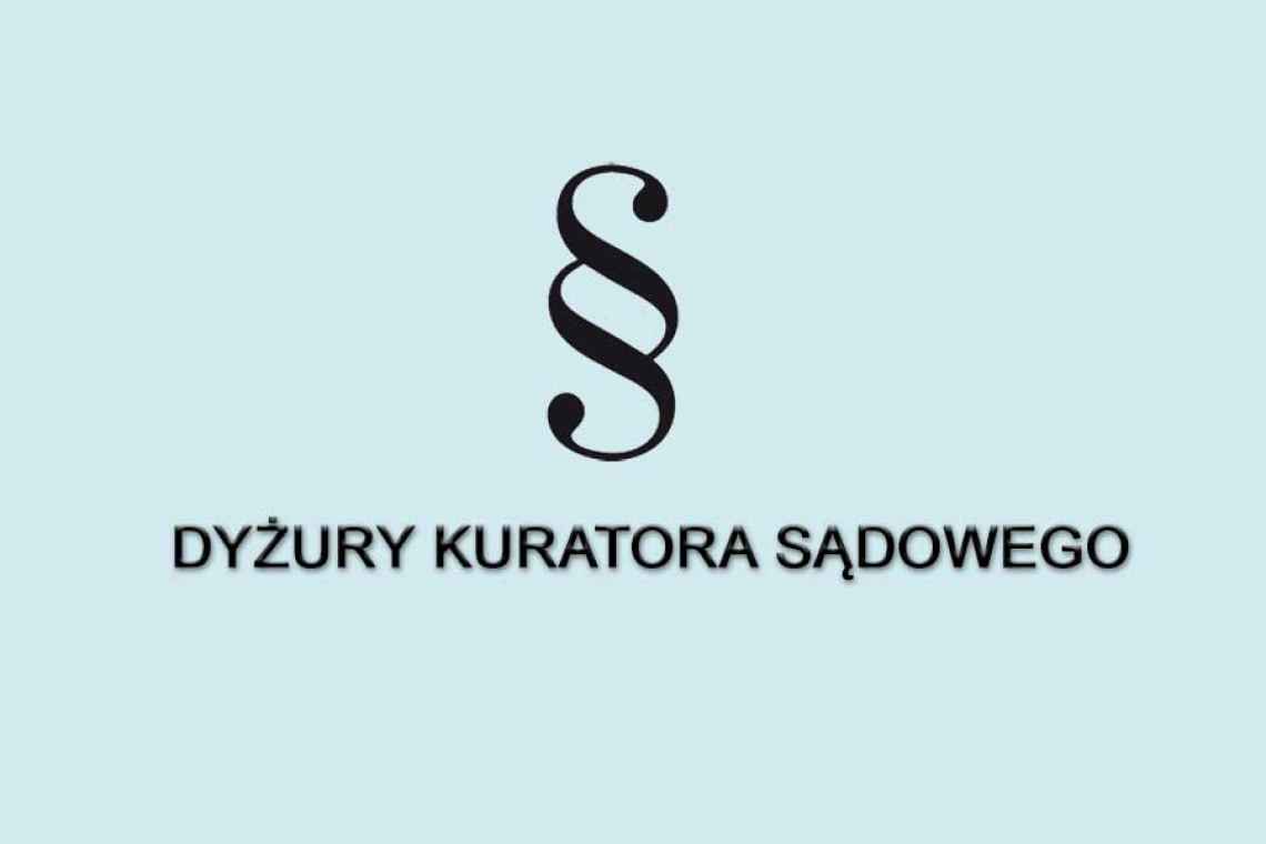 Dyżury kuratora sądowego w Dygowie