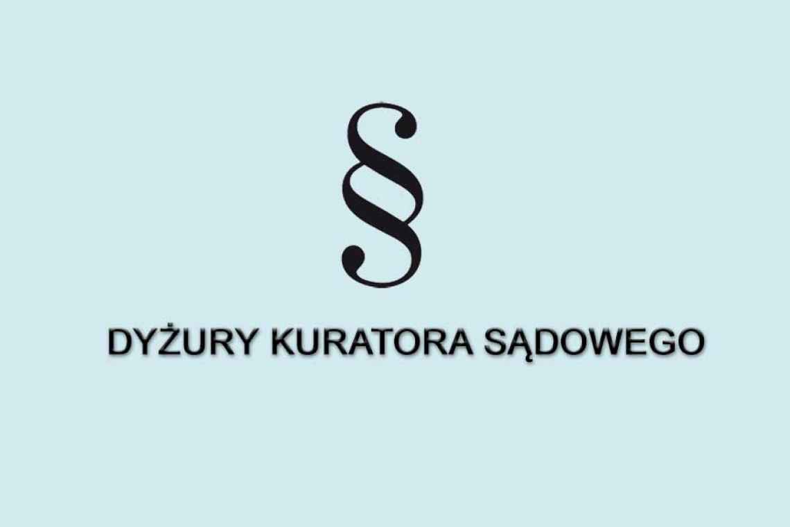 Dyżury  kuratora  sądowego  w  Dygowie