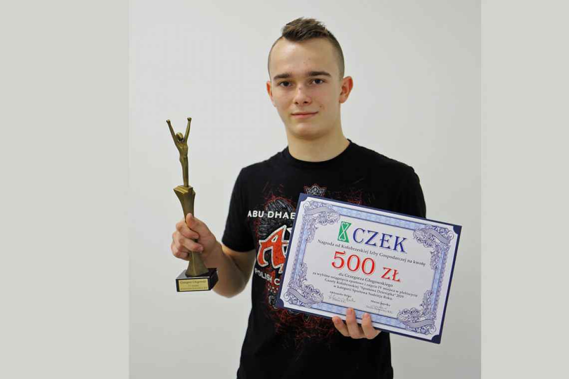 Grzegorz Głogowski wyróżniony w plebiscycie Gazety Kołobrzeskiej