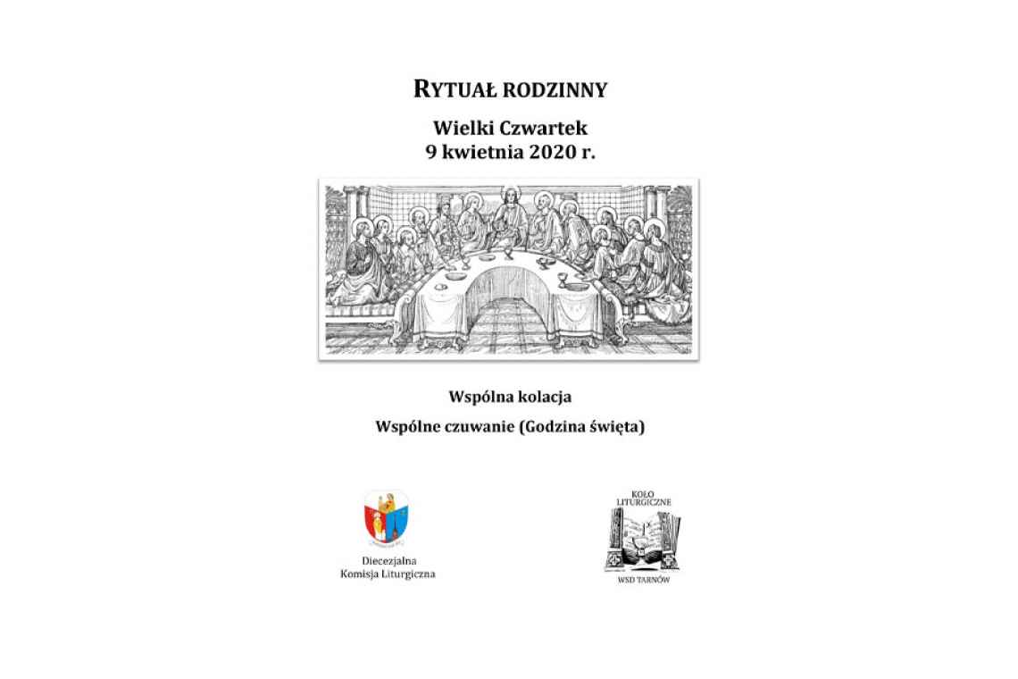 Wielki Czwartek – rytuał rodzinny