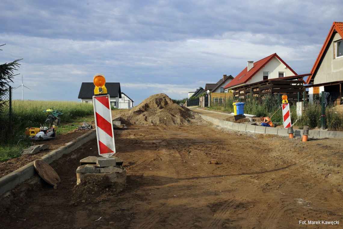 Od 3 sierpnia będą utrudnienia w ruchu kołowym na Diamentowej w Dygowie