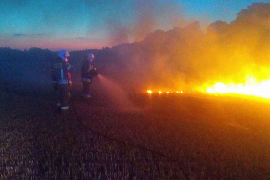 Kolejny pożar ścierniska