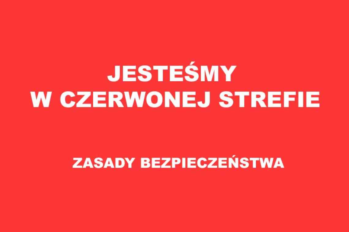 Lista obostrzeń czerwonej strefy