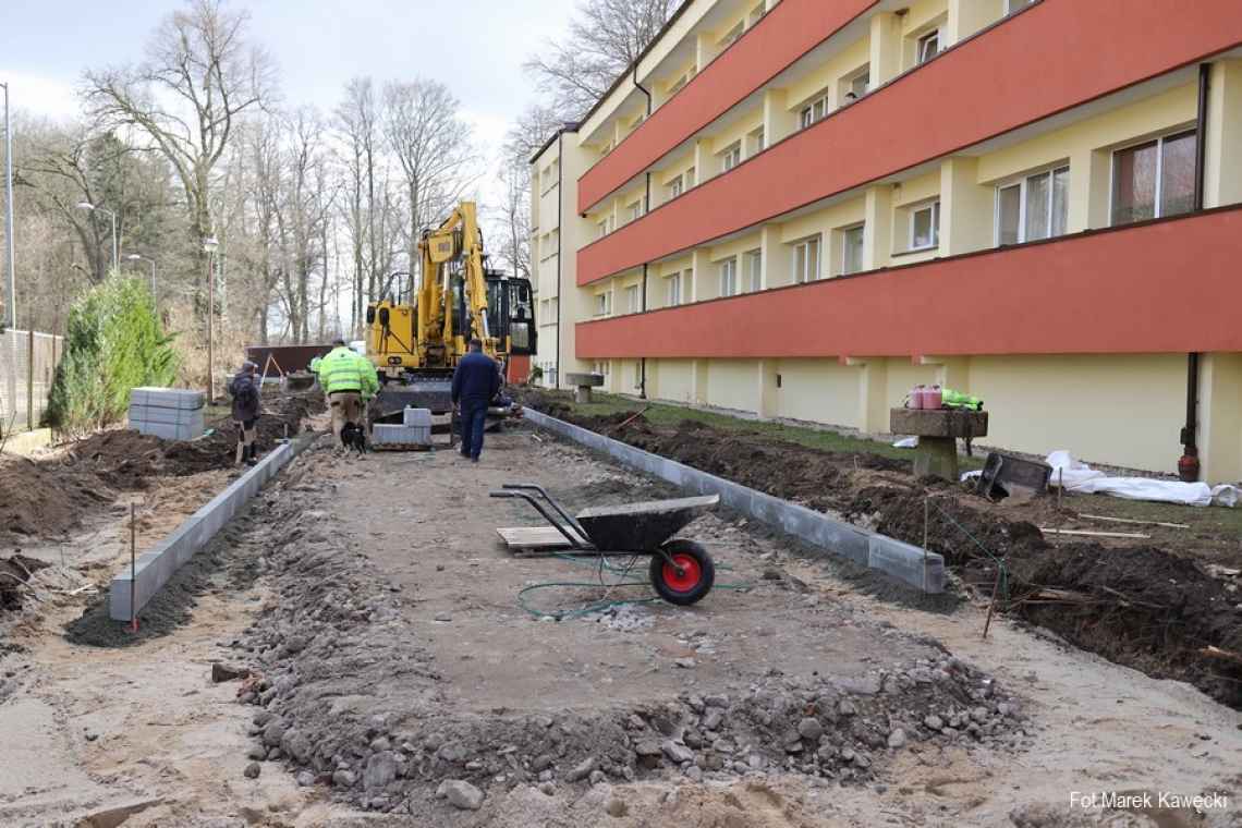 Budowa drogi pożarowej we Włościborzu