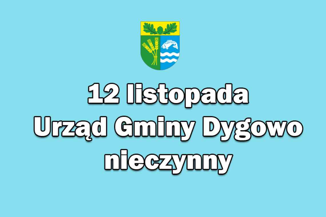 Komunikat Urzędu Gminy Dygowo