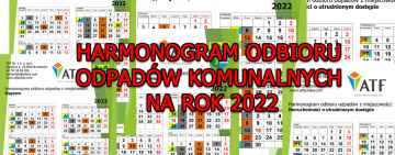 Harmonogramy 2022 odbioru odpadów komunalnych w gminie Dygowo