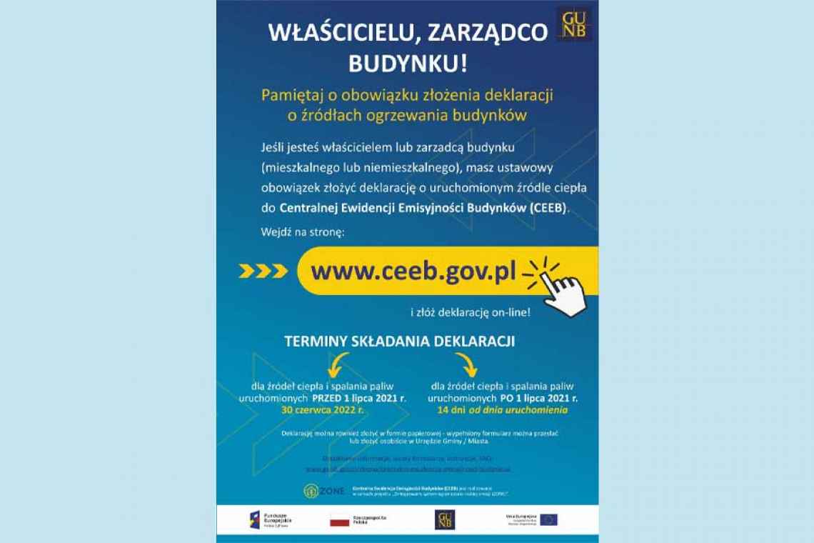 Właściciele i zarządcy budynków! Złożenie deklaracji o źródle ciepła to obowiązek ustawowy