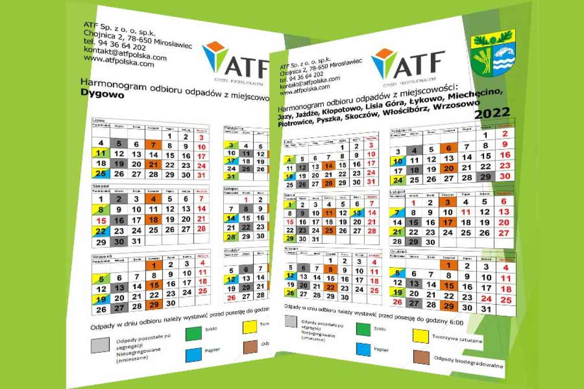 Uwaga! Korekty harmonogramu odbioru odpadów dla 12 miejscowości