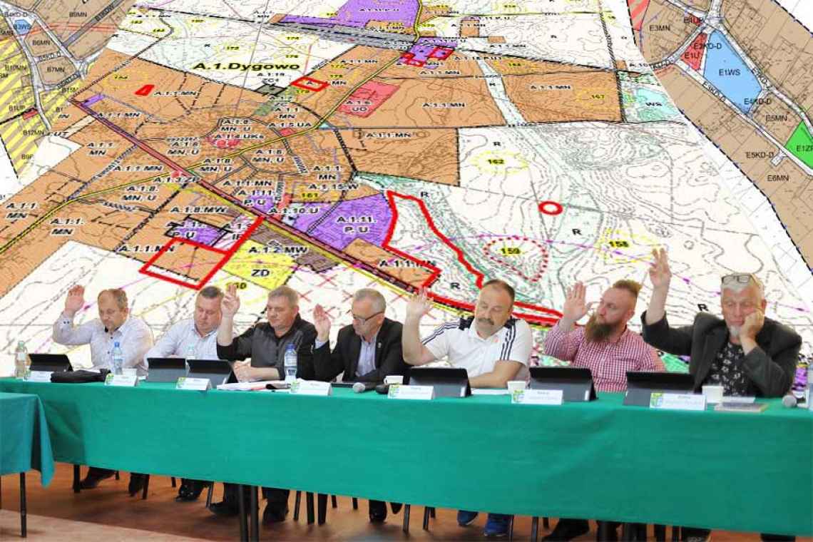 Uchwalono miejscowe plany zagospodarowania przestrzennego w części obrębów gminy Dygowo