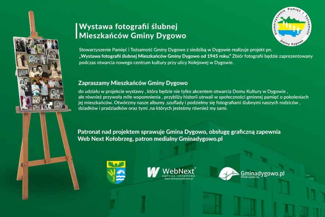 Stwórzmy pokoleniowy album fotografii ślubnej mieszkańców gminy Dygowo!