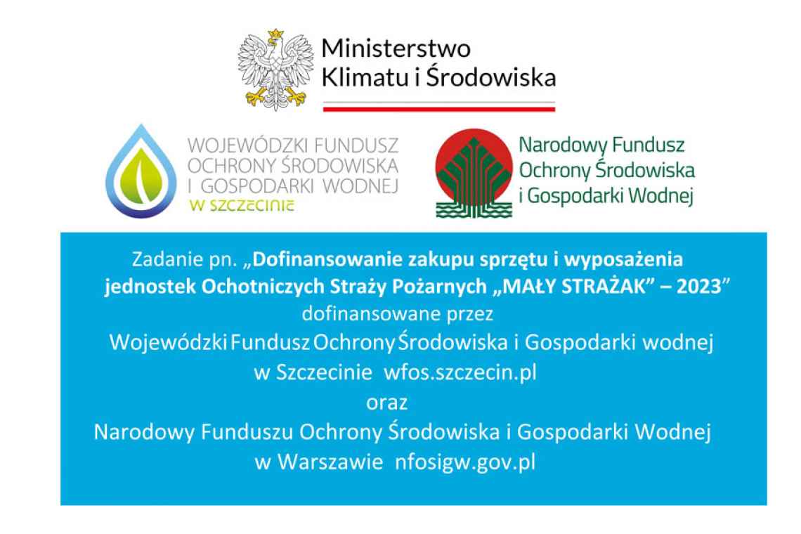 Jednostka OSP w Stojkowie otrzyma nowe wyposażenie 