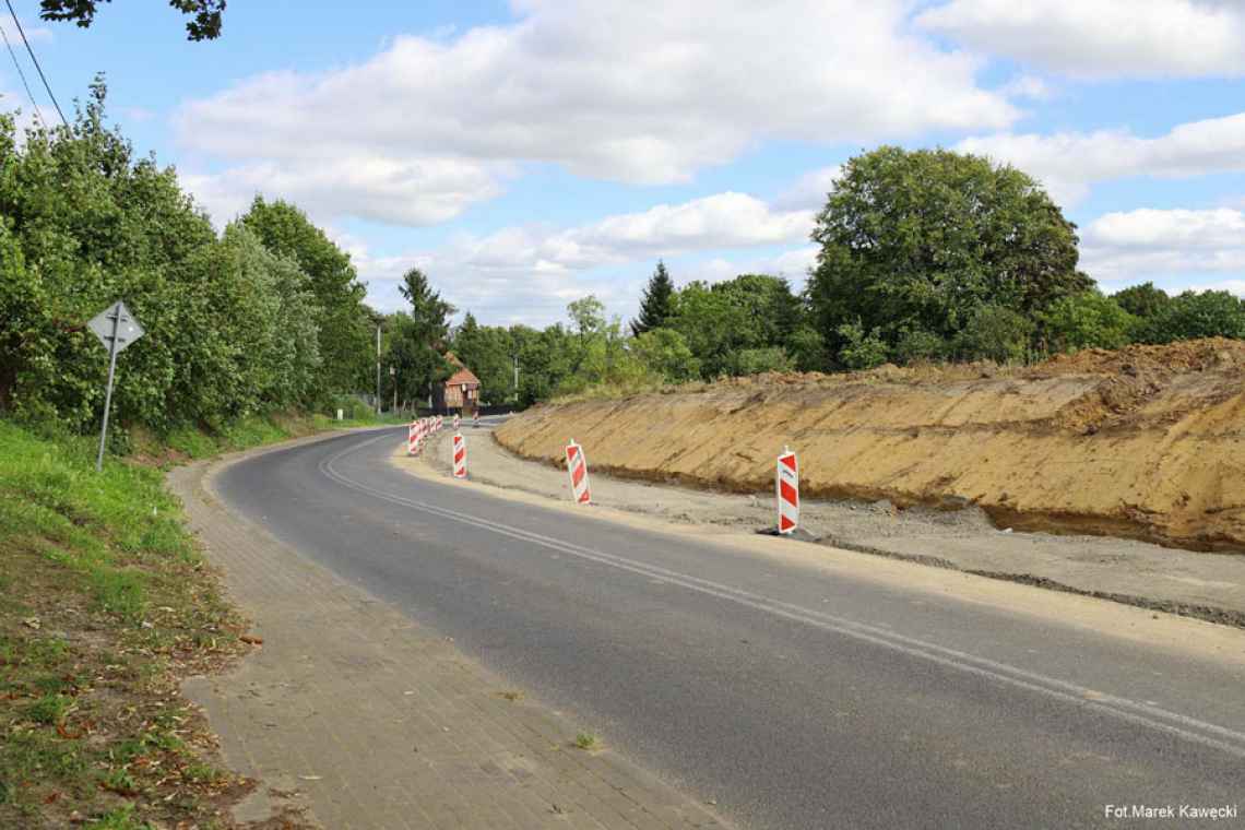 Stojkowo. Była skarpa i nie ma skarpy